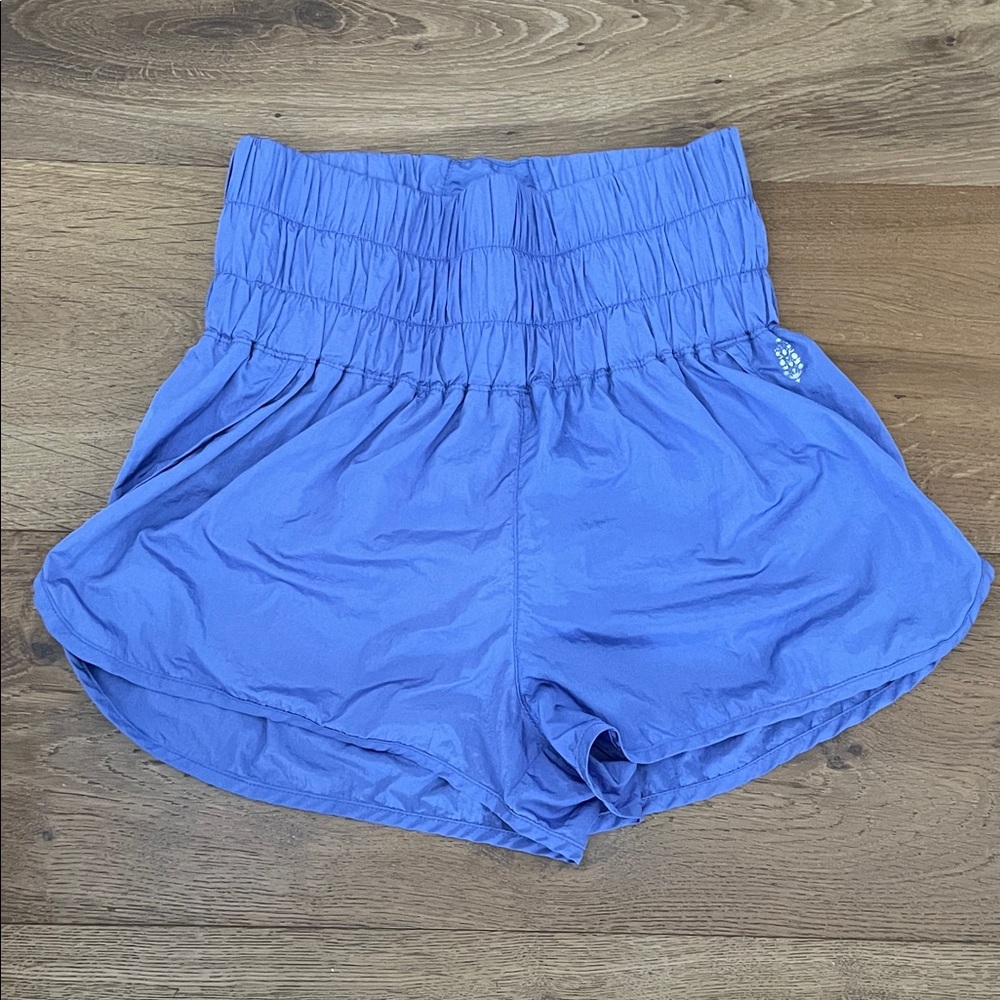 Free People Movement Vibrant Blue Women's Athletic Shorts